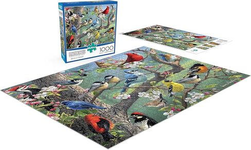 Buffalo Games - Hautman Brothers - Birds in an Orchard - 1000 Piece Jigsaw Puzzle in Saudi Arabia