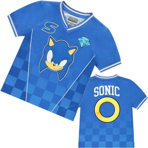 SEGA Boys Sonic the Hedgehog Boys Soccer Mesh Jersey Tee & Short 2pc Set - Boy 4-20 in Saudi Arabia