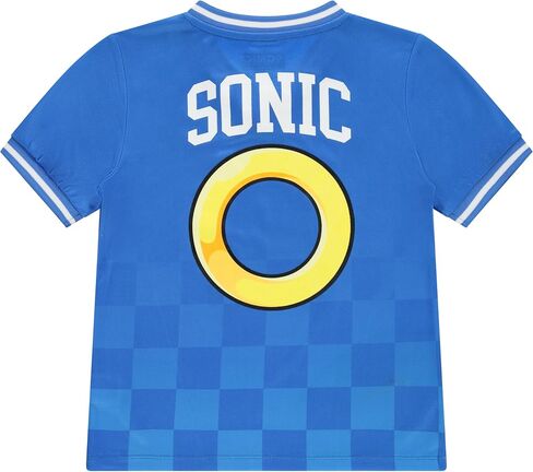 SEGA Boys Sonic the Hedgehog Boys Soccer Mesh Jersey Tee & Short 2pc Set - Boy 4-20 in Saudi Arabia