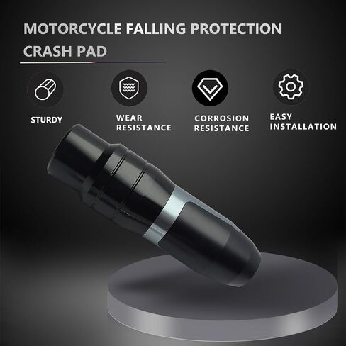 Universal Rear Frame Sliders Crash Pad Replacement for B-MW Kawasaki Yamaha Honda Suzuki CNC Aluminum Motorcycle Accessories Anti Falling Protection(Titanium) in Kuwait