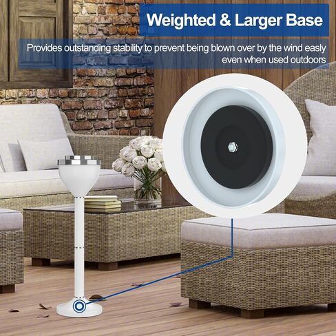 RELIANCER Floor Standing Ashtray w/Lid,Adjustable 16" - 31.5" Cigarette Ash Tray,Outdoor Stainless Steel Cigar Container Ash Holder w/Weighted Base,Cigarette Butt Receptacle Disposal for Home Garden in Saudi Arabia
