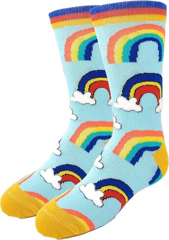 Kids Novelty Funny Cute Crew Socks, Crazy Silly Cool Cotton Dress Socks for Boys and Girls in Saudi Arabia