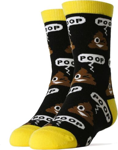Kids Novelty Funny Cute Crew Socks, Crazy Silly Cool Cotton Dress Socks for Boys and Girls in Saudi Arabia