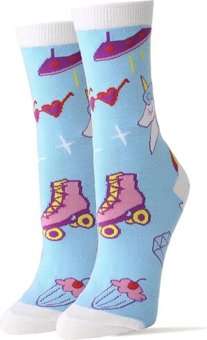 Kids Novelty Funny Cute Crew Socks, Crazy Silly Cool Cotton Dress Socks for Boys and Girls in Saudi Arabia