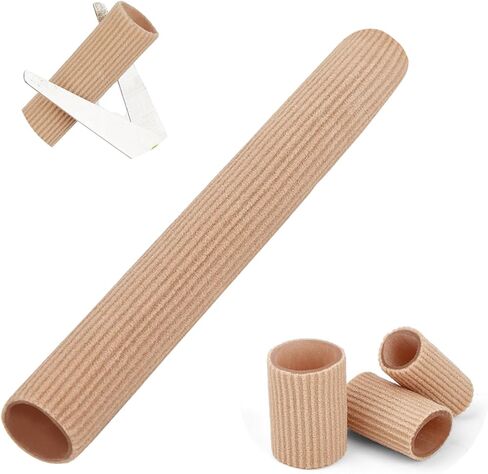 Toe Protectors Women,Toe Sleeves Toe Covers Protectors,Pinky Toe Protector Cuttable Toe Pads Tubes with Silicone Gel (S) in Kuwait