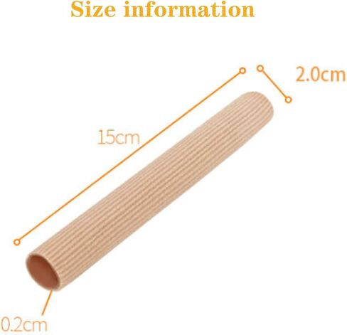 Toe Protectors Women,Toe Sleeves Toe Covers Protectors,Pinky Toe Protector Cuttable Toe Pads Tubes with Silicone Gel (S) in Kuwait
