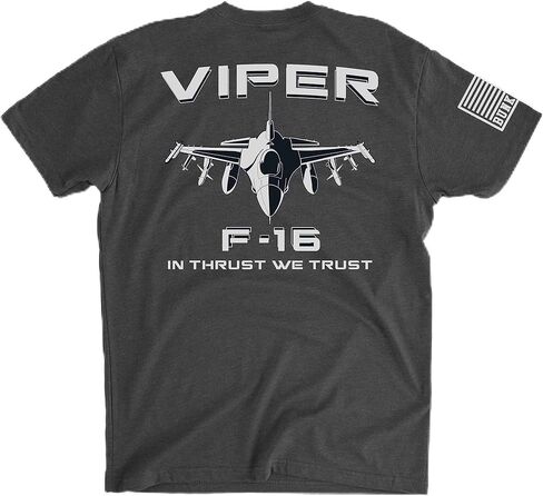 BUNKER 27 F-16 Viper T-Shirt, Fighting Falcon Air Force Shirts in Kuwait