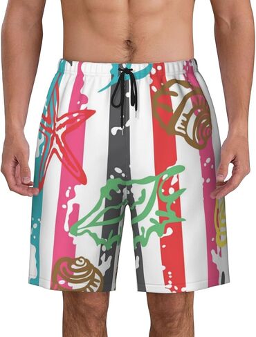 Mens Swim Trunks with Mesh Lining,Quick Dry Big Tall Board Shorts Swimsuit Beach Pants Swimwear Bathing Suits in Saudi Arabia