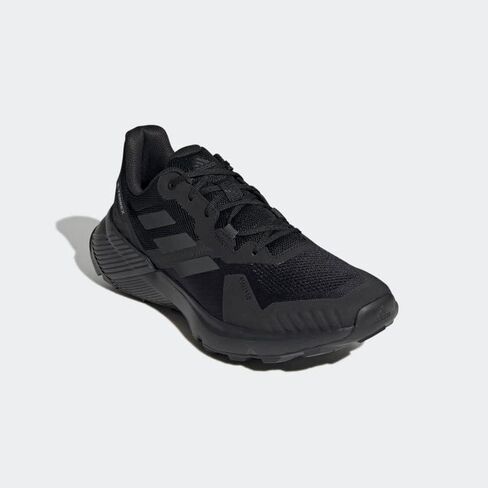 adidas mens Terrex Soulstride Trail Running Shoe, Black/Carbon/Grey, 10 US in Saudi Arabia