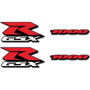 Sticker GSXR 1000 Fairing Decal Compatible with Suzuki GSXR 1000 2005-2016 K5 K7 K9 Motorcycle GSX-R Stickers Decals/Vinyl 6.69"x2.99"/1000 Decal 5.9" x0.73(Red and White)