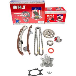 DNJ TK949WP Timing Chain Kit for 2000-2018 Scion, Toyota Echo, Prius, xA 1.5L L4 16V DOHC 1497cc
