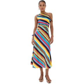 STAUD Women's Phare Silk Dress