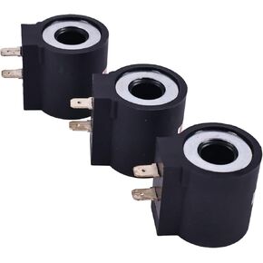 Ztuoauma 3x تحكم المحراث لفائف صمام الملف اللولبي 49230 49230K متوافق مع محاريث الثلوج الغربية لـ Snowex 52294 لـ Fisher 7639 للمشترين 6301010