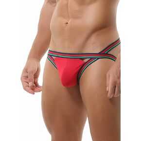 SEOBEAN Mens Low Rise Sexy Cross Band Y-Back Jockstrap 220107 in Saudi Arabia