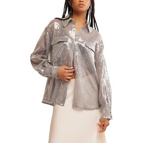 Free People Women's Disco Margartia Button Down