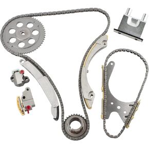 Timing Chain Kit Fit For Chevy Colorado & For GMC Canyon & For Hummer H3 2007-2010 3.7L 2.9L, For H3T 2009-2010, For Isuzu i-290 i-370 2007-2008 Replace# TK10437C 24100362 24100061 12571725