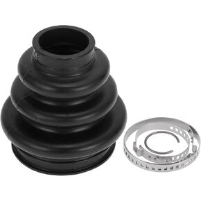 1 Set CV Joint Boot Kit for BMW 535i 2008-2010 for BMW 535i XDrive 2009-2010 Outer Constant Velocity Joint Boot W/Clamps No.33217572446 Black Rubber