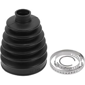 Outer CV Joint Boot Kit for BMW X5 2007-2013 for BMW X6 2008-2014 Strong Durable Constant Velocity Joint Boot No.31607545108 W/Clamps Rubber 1 Set