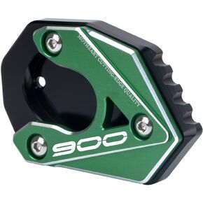 لوحة امتداد الحامل الجانبية للدراجات النارية ل Z900 2017-2024 Z900SE 2022-2024 Z900RS 2018-2024 الحامل الجانبي المكثف المكثف للانزلاق المضاد للانزلاق في الهواء الطلق (أسود)