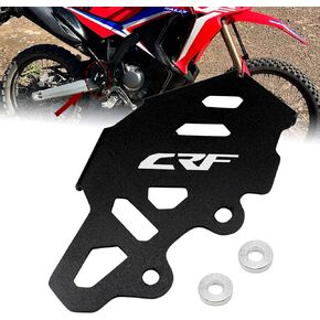 Motorcycle Rear Brake Master Cylinder Guard Heel Guard Protection Compatible with CRF300L Rally CRF 300 L CRF 300L 2025 2024 2023 2022 2021 (Black)