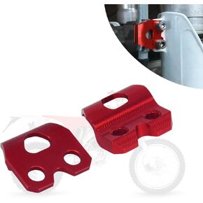 Dirt Bike Brake Line Hose Clamp Holder,CNC 6061 Aluminum Brake Cable Clamps for YZ125 YZ250 YZ450F 09-21/YZ250F 09-20/YZ85 19-21/YZ65 18-21/YZ125X YZ250FX YZ250X YZ450FX-Blue