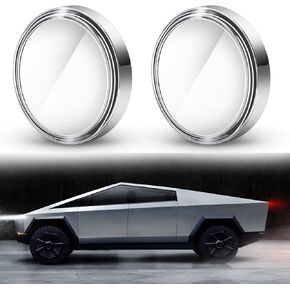 2 PCS البقعة البقعة البقعة البقعة البقعة مرآة متوافقة مع Tesla Model 3 y x S شبه إلكترونية الجانب الخلفي المنظر الزاوية قابلة للتعديل HD Rainproof Glass Plindspot Universal Car Truck Truck Excalsions