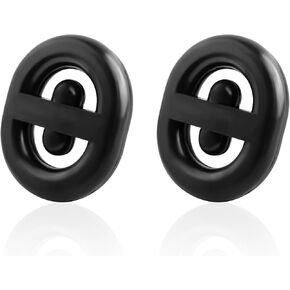 2PCS Exhaust Hangers OEM#81203,255-839,Upgrade Muffler Hanger Shock Absorbent Mount Bracket for Protection of The Exhaust System,Rubber Exhaust Hangers Compatible with Audi VW