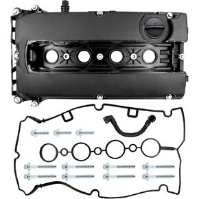 Engine Valve Cover Kit, Compatible with Chevy Cruze 2011-2016, Sonic 2012-2018, Trax 2013-2020, Aveo Aveo5 2009-2011, 2008 Saturn Astra, 2009-2010 Pontiac G3, Replace# 55558673, 55564395
