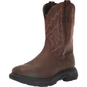 Ariat Mens Big Rig Waterproof Work Boot Dark Brown/Distressed Brown 16 X-Wide in Saudi Arabia