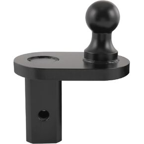 GNXA4085 Heavy Duty Gooseneck Ball Extender 4 Inches Offset Compatible with B&W Turnoverball Gooseneck Trailer Hitches, 20000 lbs GTW and 5000 lbs VTW