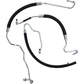 Power Steering Hose Pressure Line Kit Fit for Chevy Silverado 2500 HD 3500 6.6 2001-2006 GMC Sierra 2500 HD 3500 6.6L V8 Turbo Replace 365453 358980 3401941 Diesel Hydroboost 3 Power Steering Tube