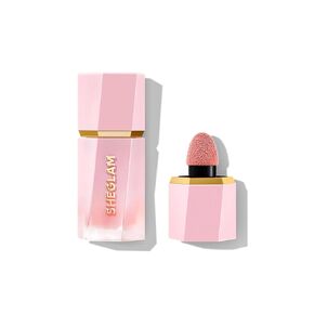 SHEGLAM Makeup - Color Bloom Liquid Blush Matte Finish - Long-wearing Waterproof Gel-Cream Blush with Sponge Tip Applicator (Cutie Pie)