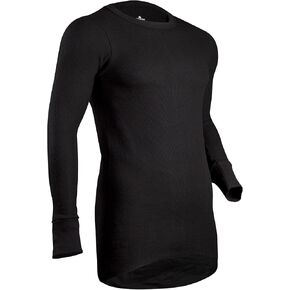 Indera Mens Long Sleeve Shirt - Icetex Thermal W/Silvadur Sports Compression Tops, White, Medium US in Saudi Arabia