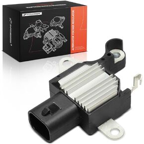 A-Premium Alternator Voltage Regulator Compatible with Chevrolet Silverado 1500, Traverse, Impala, Tahoe, Colorado, Suburban & GMC Sierra 1500, Acadia, Yukon & Buick Enclave, LaCrosse & Cadillac SRX