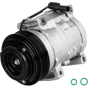 Air Conditioner Compressor with A/C Clutch Fits for Chrysler Town & Country 3.6L 2011-2016, for Dodge 3.6L Grand Caravan 2011-2020, Journey 2011-2019, Ram C/V 2012-2015, for VW Routan 3.6L 2011-2014