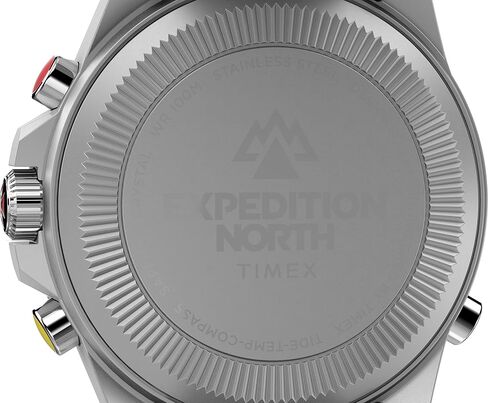 Timex Men's Expedition North Tide-Temp-Compass 43mm TW2V21800JR Quartz Watch Green/Black/Natural, أخضر/أسود/طبيعي, حزام in Saudi Arabia