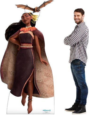 Cardboard People Maui & Kotu Life Size Cardboard Cutout Standup - Disney's Moana 2 (2024 Film) in Kuwait