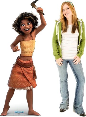 Cardboard People Maui & Kotu Life Size Cardboard Cutout Standup - Disney's Moana 2 (2024 Film) in Kuwait