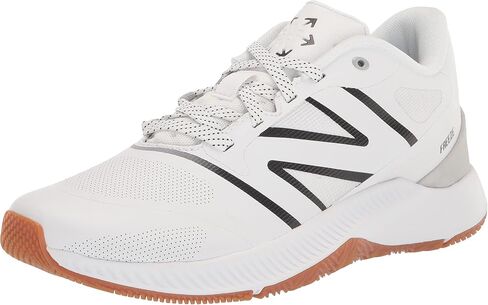 New Balance Men's FreezeLX V4 Box Lacrosse Shoe, Grey/White/White, 9.5 in Saudi Arabia