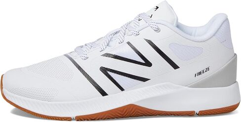 New Balance Men's FreezeLX V4 Box Lacrosse Shoe, Grey/White/White, 9.5 in Saudi Arabia