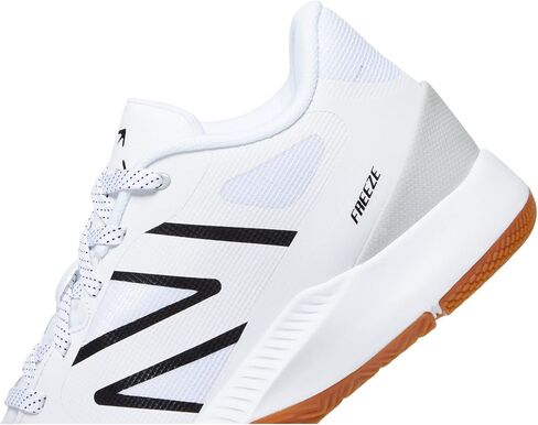 New Balance Men's FreezeLX V4 Box Lacrosse Shoe, Grey/White/White, 9.5 in Saudi Arabia