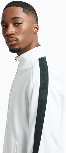 Armani Exchange Men's Logo Tape Full Zip in Kuwait