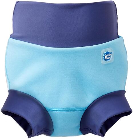 Splash About Happy Nappy Swim Diaper, Yellow & Navy, 3-4 Years in Saudi Arabia