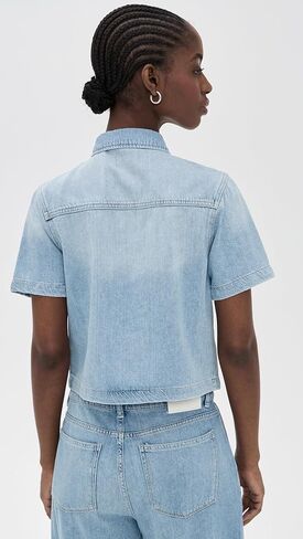 DL1961 Women's DL Aura Montauk Denim Shirt in Saudi Arabia