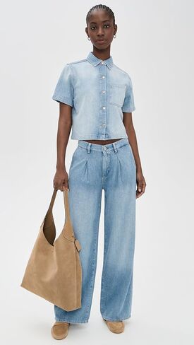 DL1961 Women's DL Aura Montauk Denim Shirt in Saudi Arabia