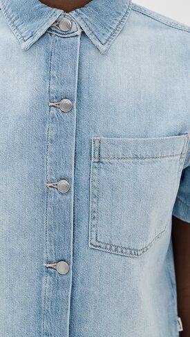DL1961 Women's DL Aura Montauk Denim Shirt in Saudi Arabia