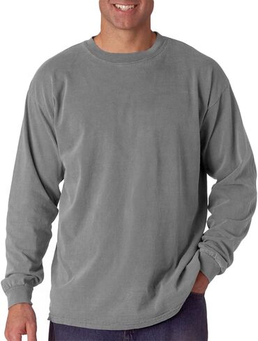 Comfort Colors Men's Adult Long Sleeve Tee, Style 6014 in Kuwait