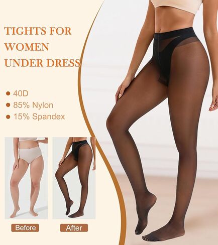 جوارب للنساء ، لوحات جوارب شديدة 40D ، جوارب جوارب جوارب طويلة في منتصف الخصر in Kuwait