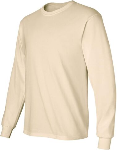 Gildan Ultra Cotton 6 oz. Long-Sleeve T-Shirt (G240) NATURAL in Saudi Arabia