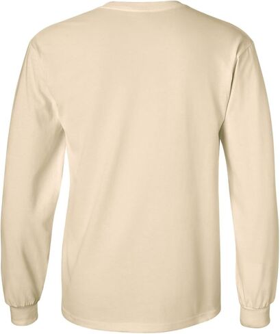Gildan Ultra Cotton 6 oz. Long-Sleeve T-Shirt (G240) NATURAL in Saudi Arabia